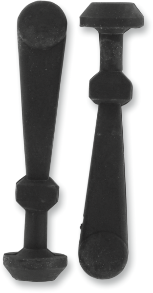 Rubber Hood Latches Black, 1, nordicamoto.ro