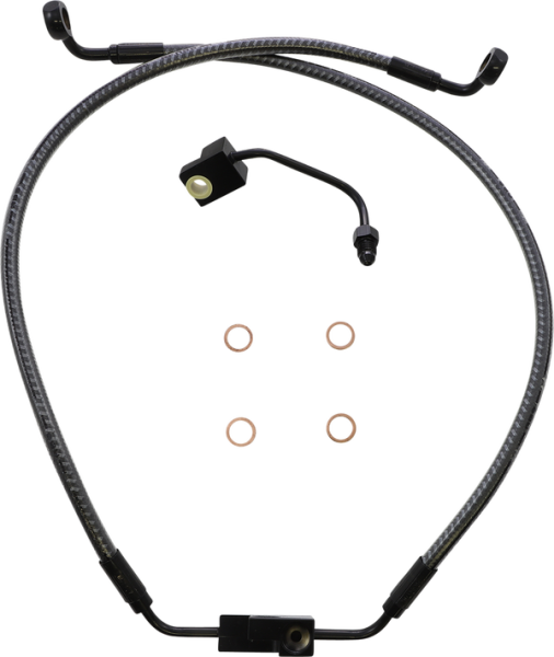 Karbonfibr Lower Brake Line Silver, Carbon Fiber, Karbonfibr Standard, 1, nordicamoto.ro