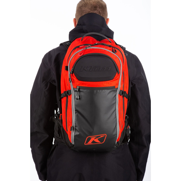 Klim Krew 22 Fiery Red – Black motoros hátizsák, 5, nordicamoto.ro