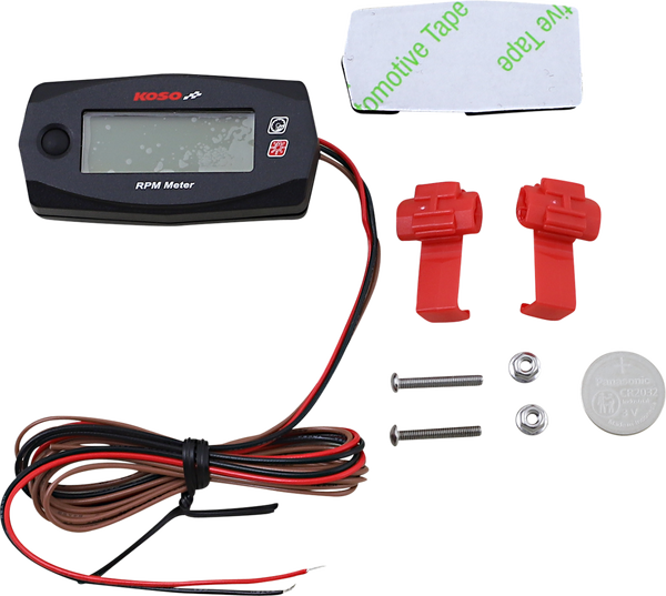 Mini Tachometer Black, 1, nordicamoto.ro