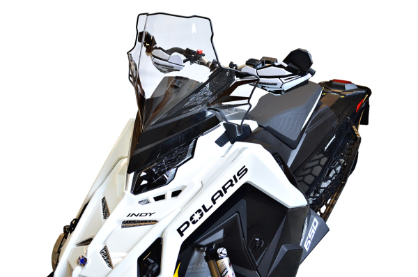 Powermadd Windshield Polaris Matryx Mid (18") Clear w/Black Graphics, 3, nordicamoto.ro