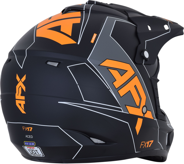 Fx-17 Aced Helmet Orange XL, 3, nordicamoto.ro