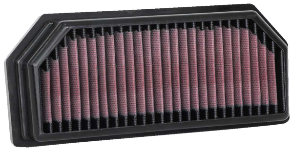 High-flow Air Filter Black, Red, 3, nordicamoto.ro