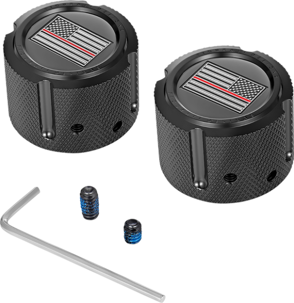 Front Axle Nut Cover Black, 3, nordicamoto.ro