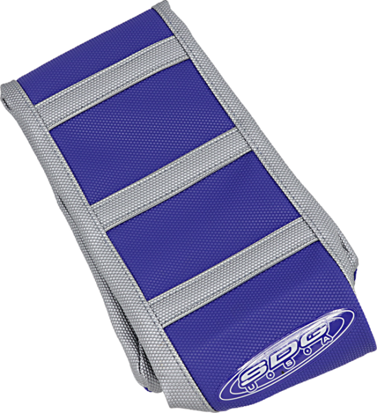 6-rib Gripper Seat Cover Blue, Gray, 1, nordicamoto.ro
