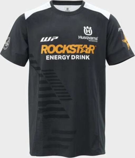 Husqvarna Replica Team Rockstar póló, L-es méret, 1, nordicamoto.ro