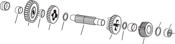 4-speed Gear Spacers, 1, nordicamoto.ro