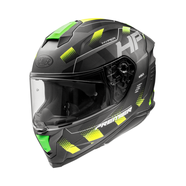 Casca Premier Hyper Carbon HP sisak, fekete/szürke/sárga, L-es méret, 1, nordicamoto.ro