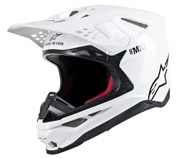 Alpinestars Supertech M10 Solid MX fehér L méretű sisak, 8, nordicamoto.ro