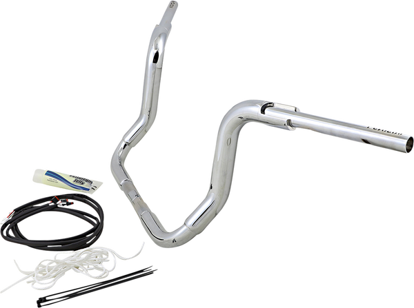 1-1/2(r) Ez Install Rounded Top Handlebar Kit Silver, 2, nordicamoto.ro