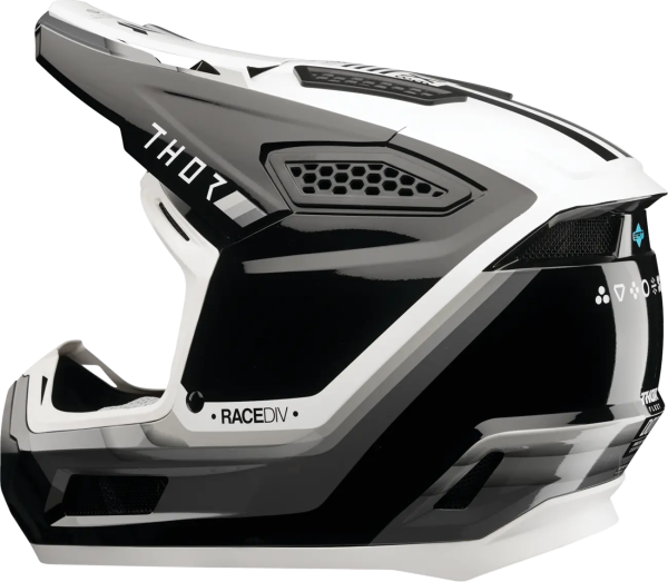 Thor Fleet Defy sisak, fehér/fekete, XL, 3, nordicamoto.ro