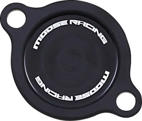 MOOSE RACING Machined Oil Filter Cover Black, 1, nordicamoto.ro