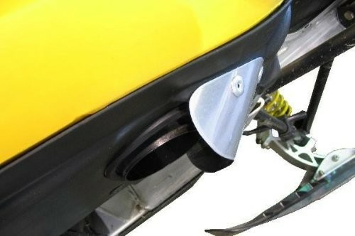 Skinz Exhaust Outlet Deflector Polished Alum. Ski-Doo Rev & Rev XP,XS,XM, 1, nordicamoto.ro