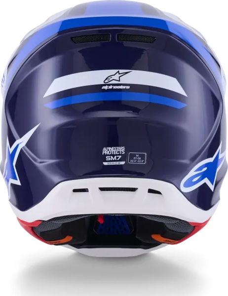 Alpinestars SM7 Rise kék XL bukósisak, 4, nordicamoto.ro