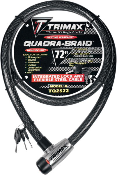 Multi-use Cable Lock Black, 1, nordicamoto.ro