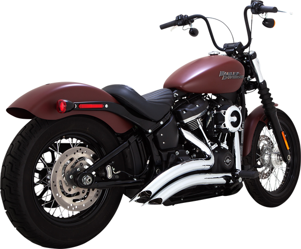 Big Radius Exhaust System Chrome, Mild Steel, 3, nordicamoto.ro