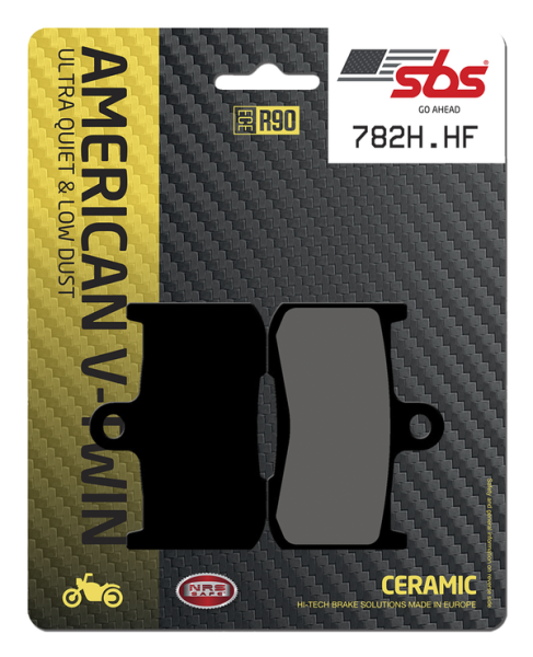 Hf Street Ceramic Organic Brake Pads, 1, nordicamoto.ro