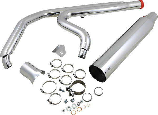 2:1 Outlaw Exhaust System Chrome, 2, nordicamoto.ro