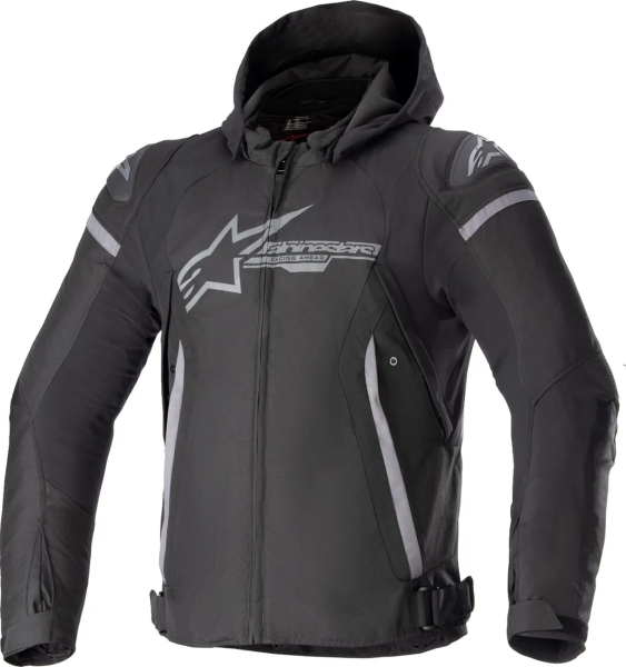Geaca Moto Alpinestars Zaca Waterproof Black/Gray L, 1, nordicamoto.ro