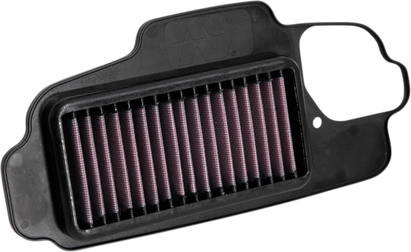 High-flow Air Filter Black, Red, 2, nordicamoto.ro