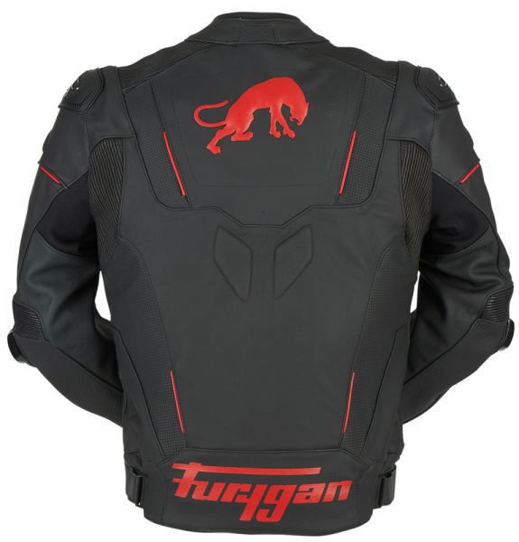 Geaca Piele Furygan 6022-108 Raptor Evo 2 Negru-Rosu S, 2, nordicamoto.ro