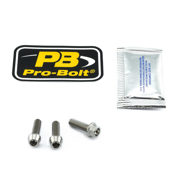 Titanium Brake & Clutch Lever Perch Pinch Bolt Kit, 1, nordicamoto.ro