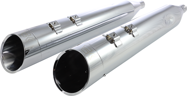 4-1/2(r) Hp-plus® Slip-on Mufflers Silver, Chrome, 1, nordicamoto.ro