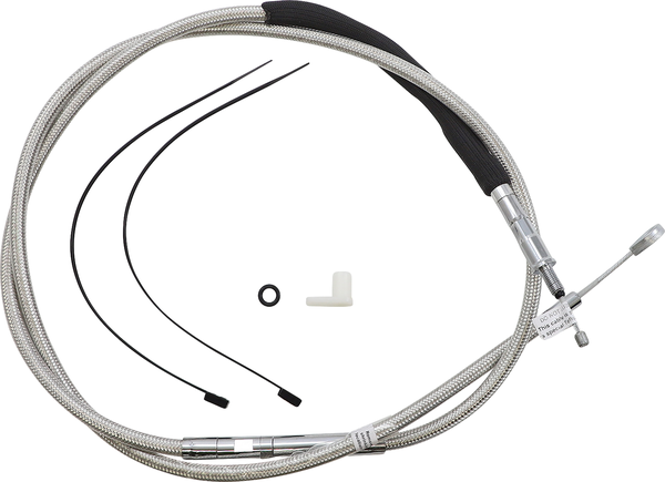High-efficiency Polished Stainless Clutch Cable Silver, 2, nordicamoto.ro