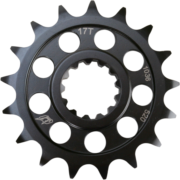 Lightweight Steel Sprocket Black, Zinc, 1, nordicamoto.ro