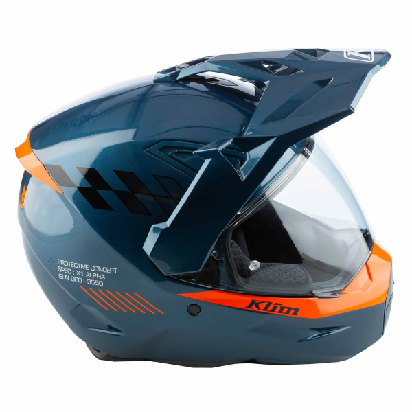 Klim X1 Alpha ECE/DOT Gloss Hi-Vis motoros sisak – fehér, 27, nordicamoto.ro
