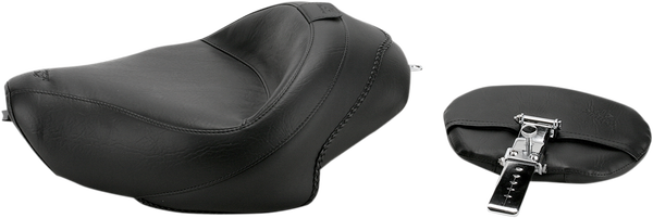 Wide Solo Seat With Removable Backrest Black, 2, nordicamoto.ro
