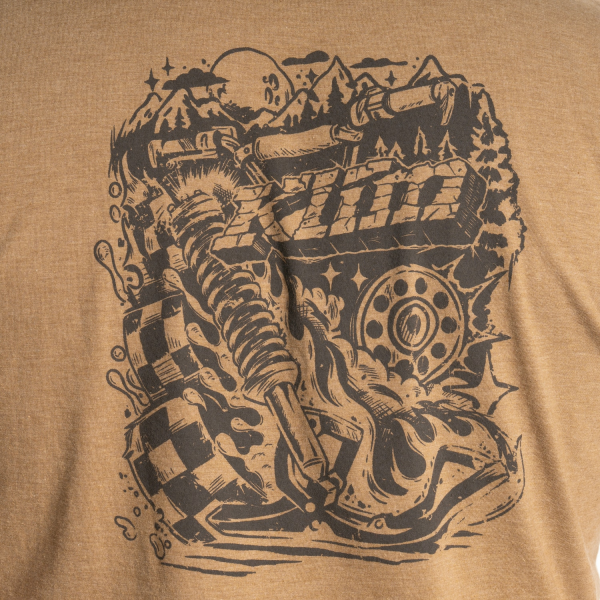 Tricou Klim Guts n' Glory Tri-blend Heathered Neptune - Monument, 3, nordicamoto.ro