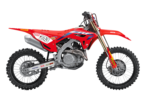 Blackbird Racing Replica Team Honda Hrc 2022 Graphics Kit With Seat Cover Red, 1, nordicamoto.ro