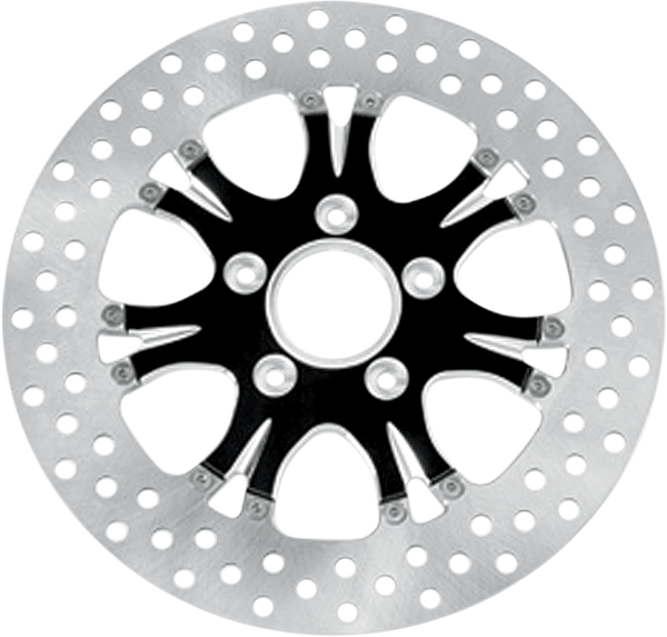 Two-piece Brake Rotor Black, Silver, Matte, 1, nordicamoto.ro