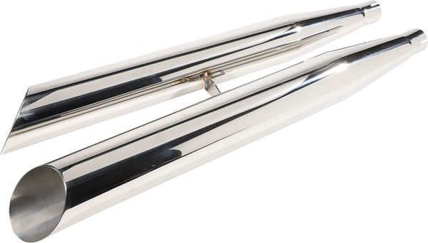 Bomber Slip-on Mufflers Polished, 1, nordicamoto.ro