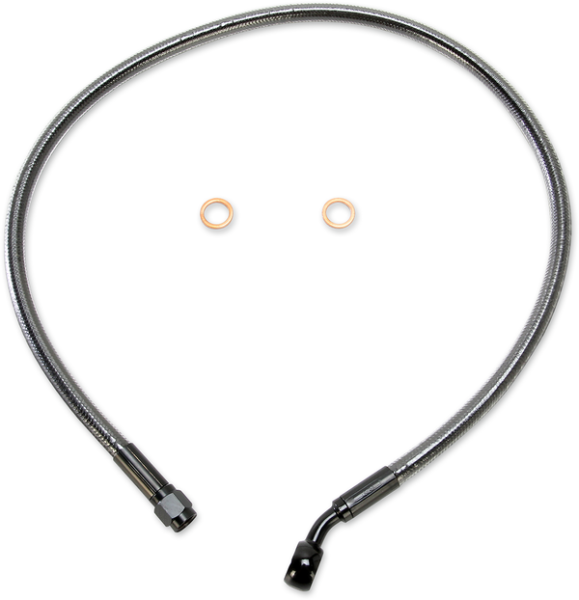 Alternate Length Designer Series Abs-specific Front Brake Line Kit Black, Black Pearl, 1, nordicamoto.ro