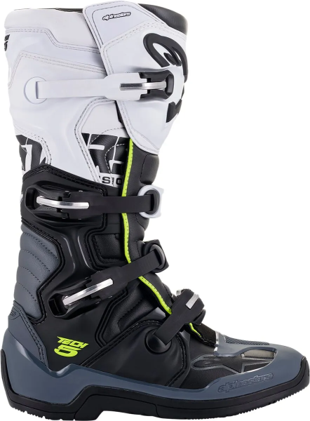 Cizme Alpinestars Tech 5 White/Black 44,5, 6, nordicamoto.ro