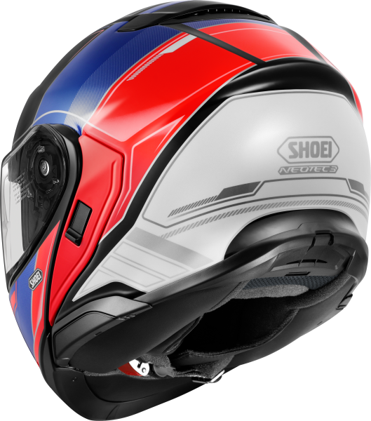 SHOEI NEOTEC3 SHARPEN TC-10 felhajtható sisak, kék/piros/fehér, M-es méret, 9, nordicamoto.ro