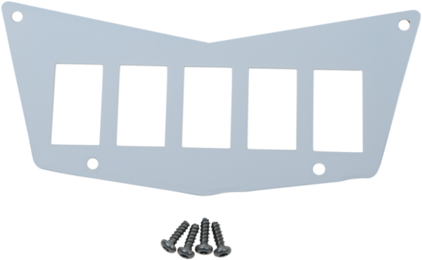 Center Dash Plate White, 1, nordicamoto.ro
