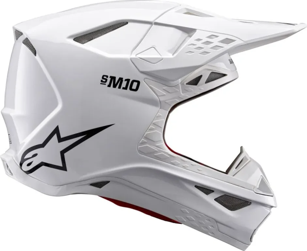 Alpinestars Supertech M10 Solid MX fehér L méretű sisak, 5, nordicamoto.ro