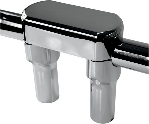 Handlebar Riser & Top Clamp Kit Silver, 1, nordicamoto.ro