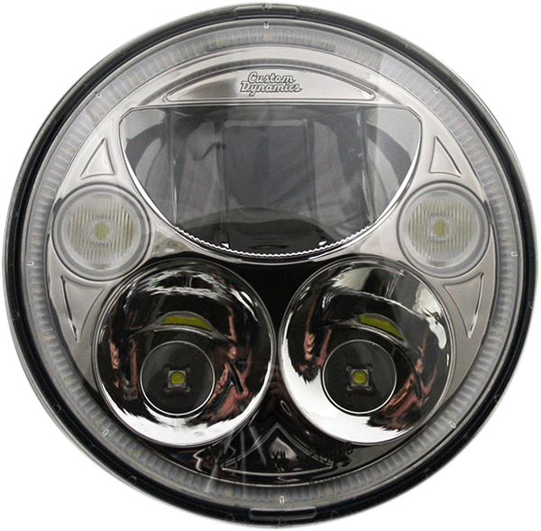 Trubeam® Led Headlamps Chrome, 1, nordicamoto.ro