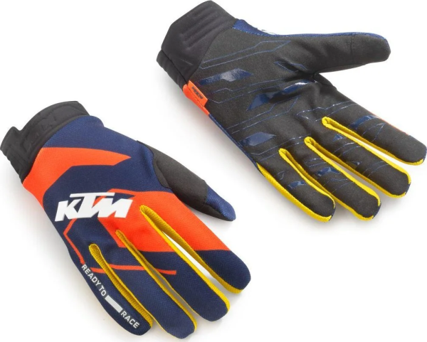 KTM Gravity-FX kesztyű, kék/narancssárga, L/10, 1, nordicamoto.ro