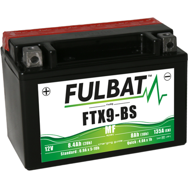 Fulbat FTX9-BS karbantartásmentes motorkerékpár-akkumulátor savval, 1, nordicamoto.ro