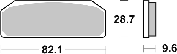 Ds Racing Dual Sintered Brake Pads, 1, nordicamoto.ro