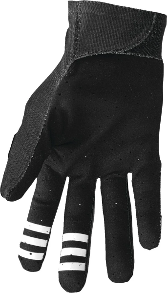 Thor Hallman Mainstay kesztyű, fekete/fehér, XS méret, 5, nordicamoto.ro