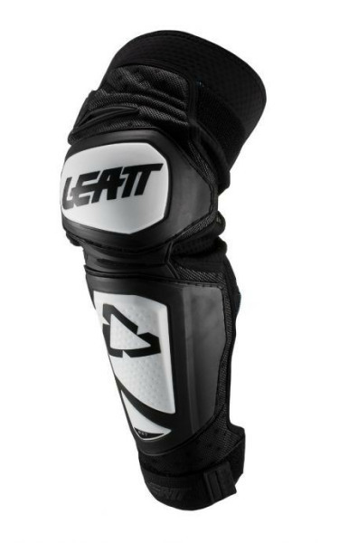 Leatt EXT térdvédők, fekete/fehér, L/XL, 1, nordicamoto.ro