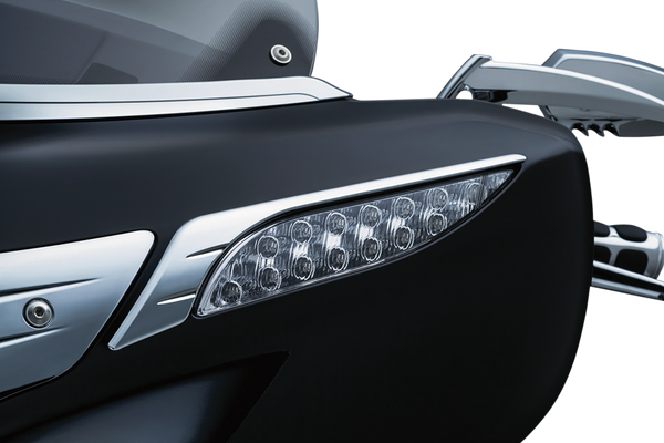 Front Fairing Turn Signal Trim Chrome, 4, nordicamoto.ro