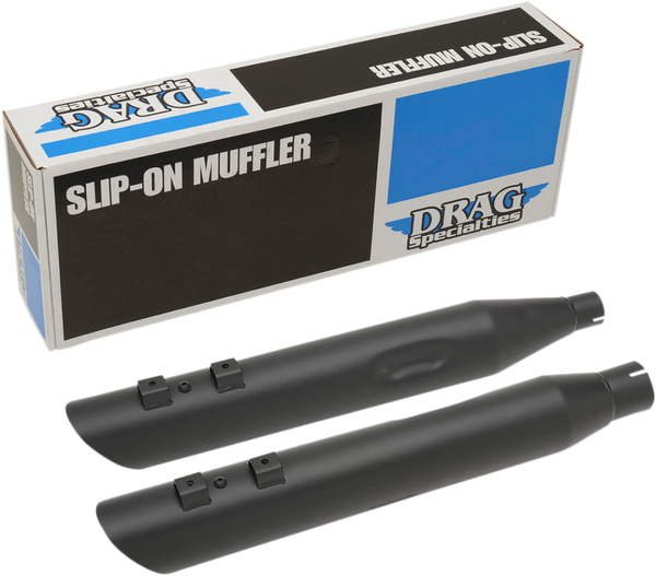 Slashdown Slip-on Mufflers Black, 1, nordicamoto.ro