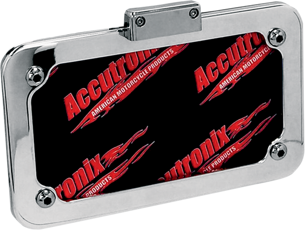 Lighted License Plate Frame Polished, 1, nordicamoto.ro